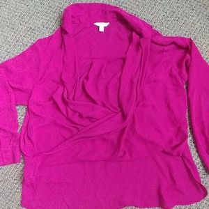 Burgandy blouse